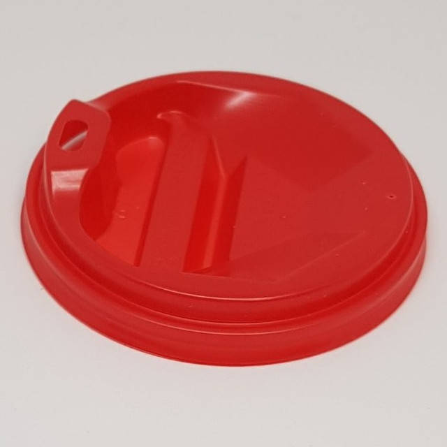 

Кришка для одноразових стаканів Ø91 (50 шт) Червона