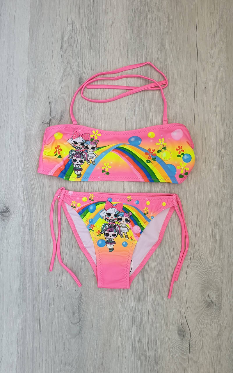 

Стильный купальник для девочек с куклами LOL, 28-36 разм