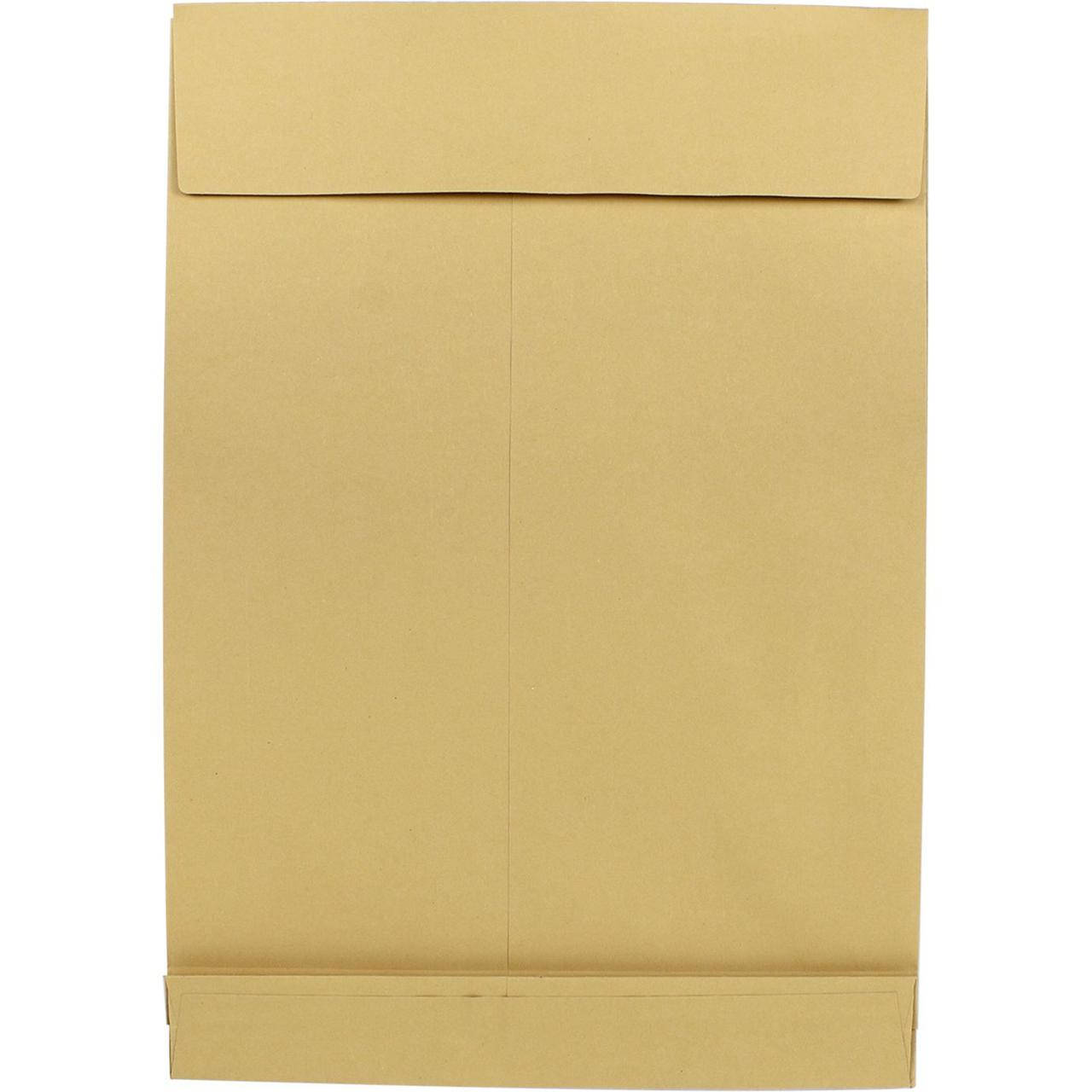 

Конверт почтовый с расширением В4 (0+0) крафт самоклеящийся с силиконовой лентой