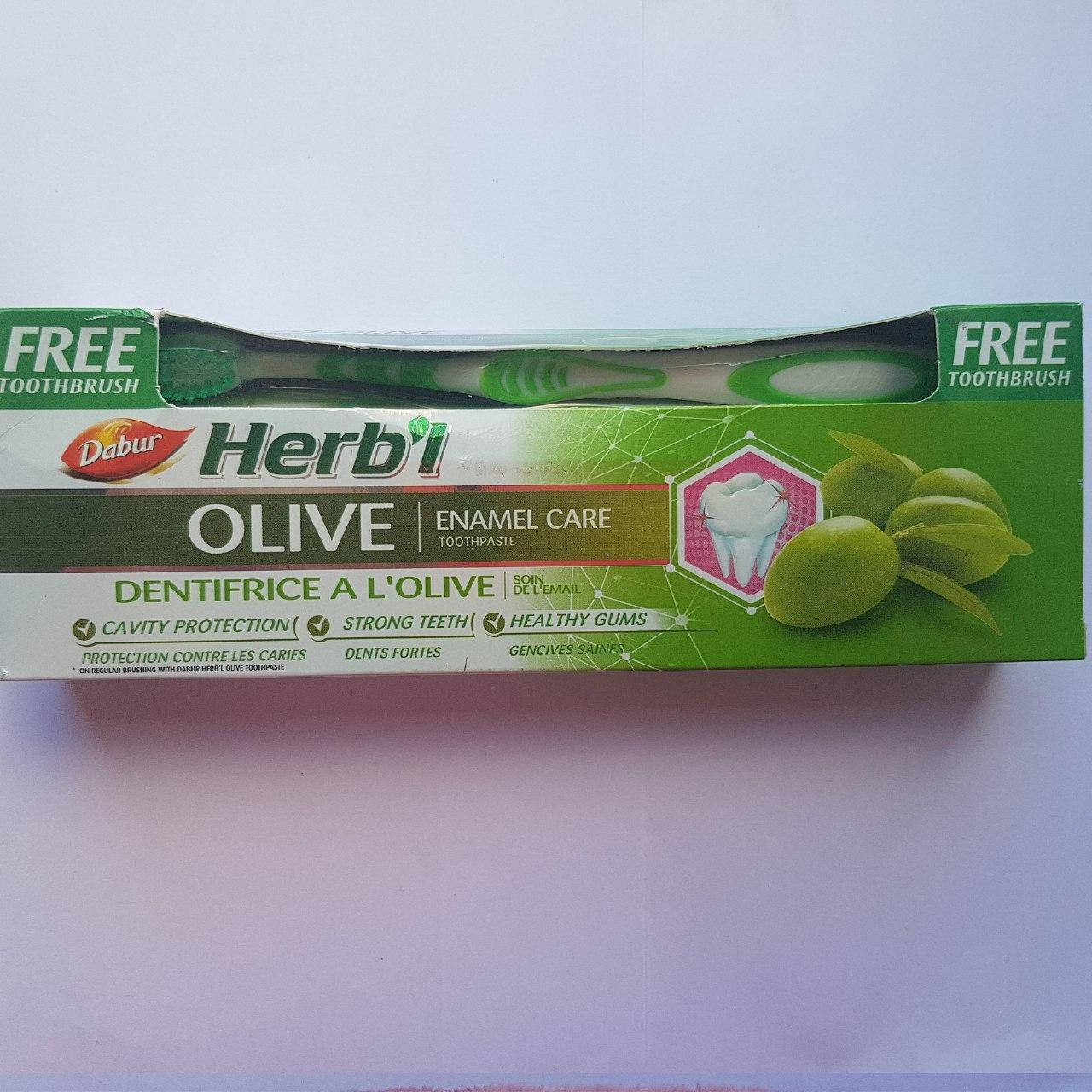 

Зубная паста Оливка Dabur Herbl со щеткой 150г