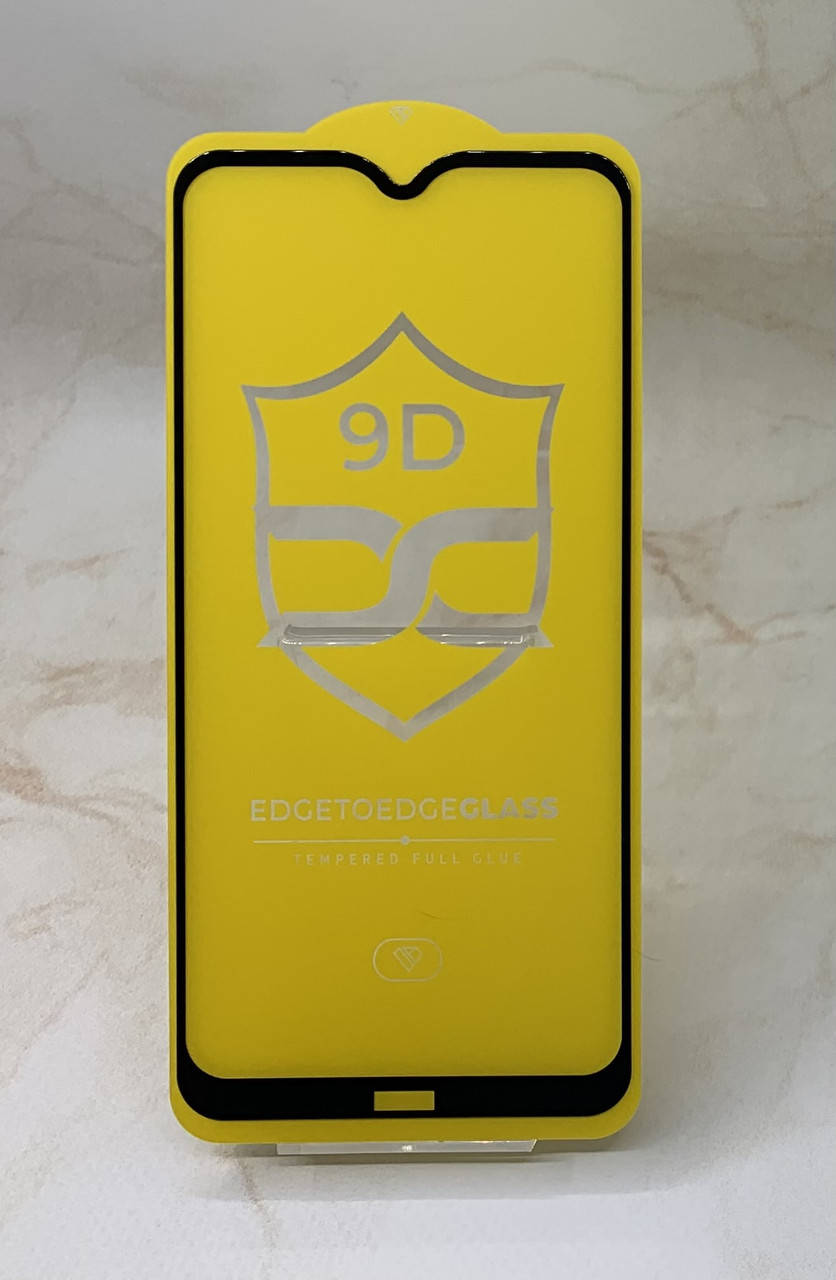 

Защитное стекло для Xiaomi Redmi 8 полное покрытие Full Glue полный клей, Черный