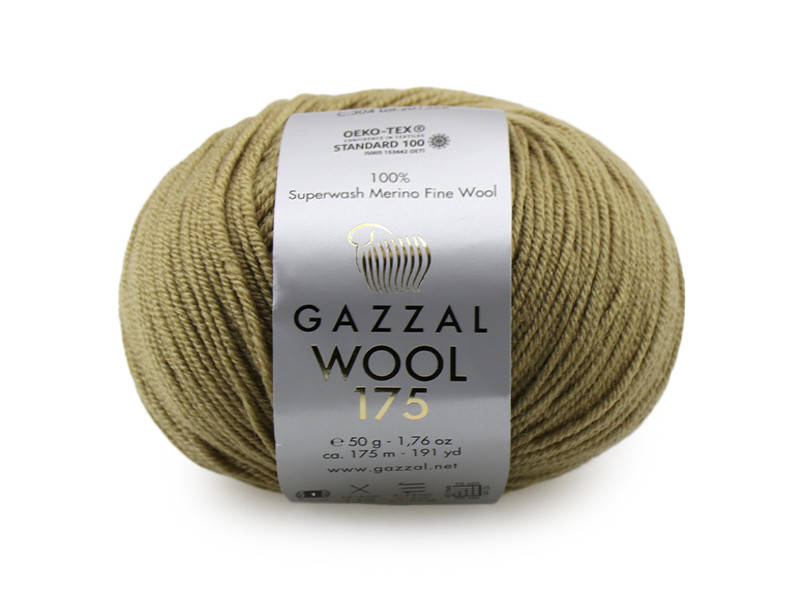 

Gazzal Wool 175, Темно-бежевый №308