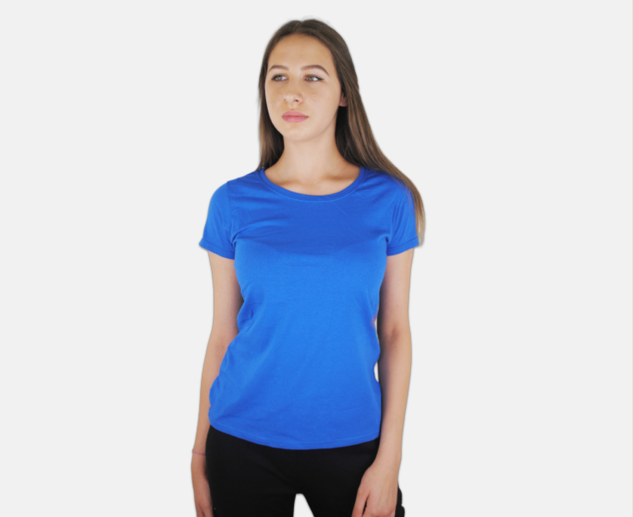 

Женская Футболка Ярко-синяя Классическая Fruit of the loom 61-372-51 XL, Синий