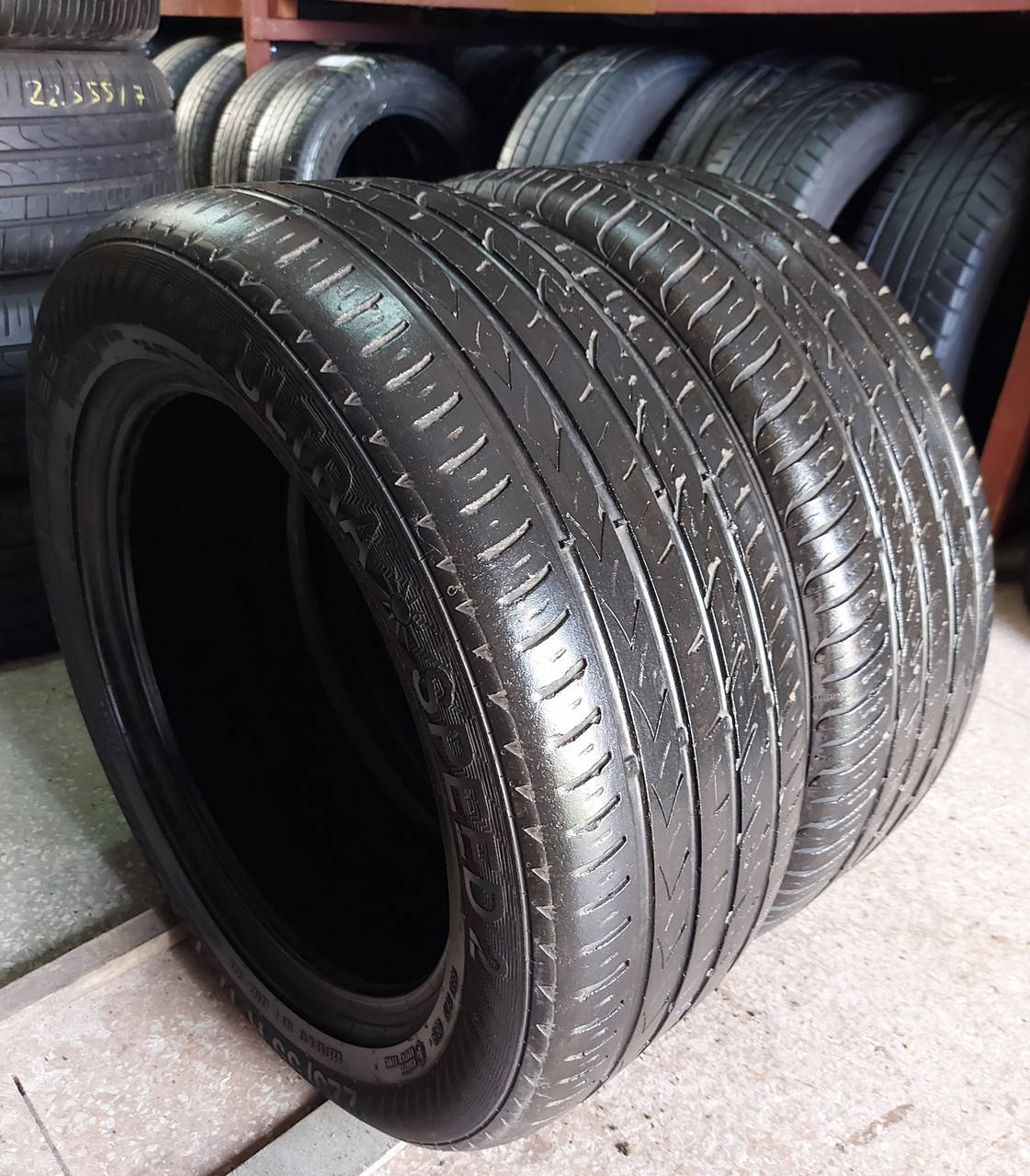 

Шини б/у 225/55 R17 Gislaved Ultra Speed 2, пара