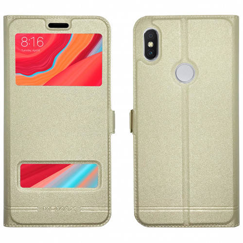 

Чехол-книга для Xiaomi Redmi Note 5 с окошком с хлястиком на магните чехол книжка на сяоми редми нот 5 золотая
