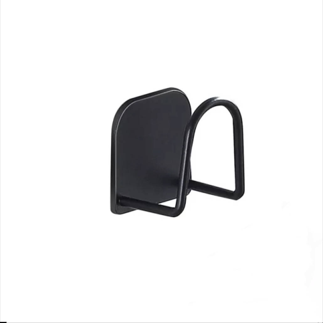 

Самоклеящийся держатель для губок черного цвета, для кухонной утвари из нержавеющей стали