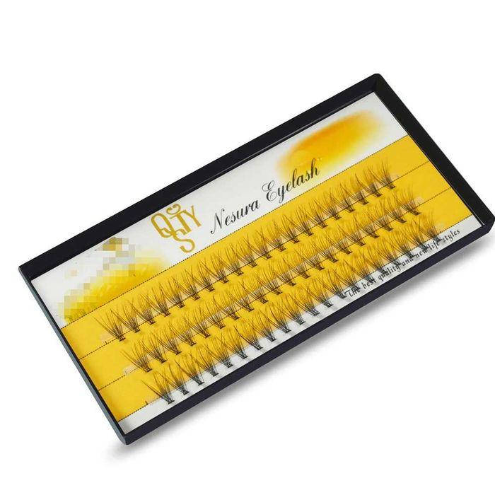 

Накладные пучковые ресницы Nesura 10D, Черный