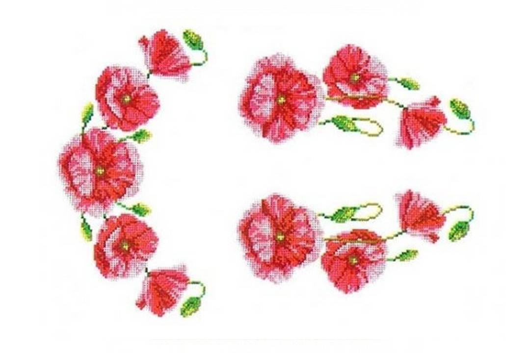 

Схема для вышивания крестиком ФС1-02, флизелин водорастворимый "Вышиванка", ВДВ