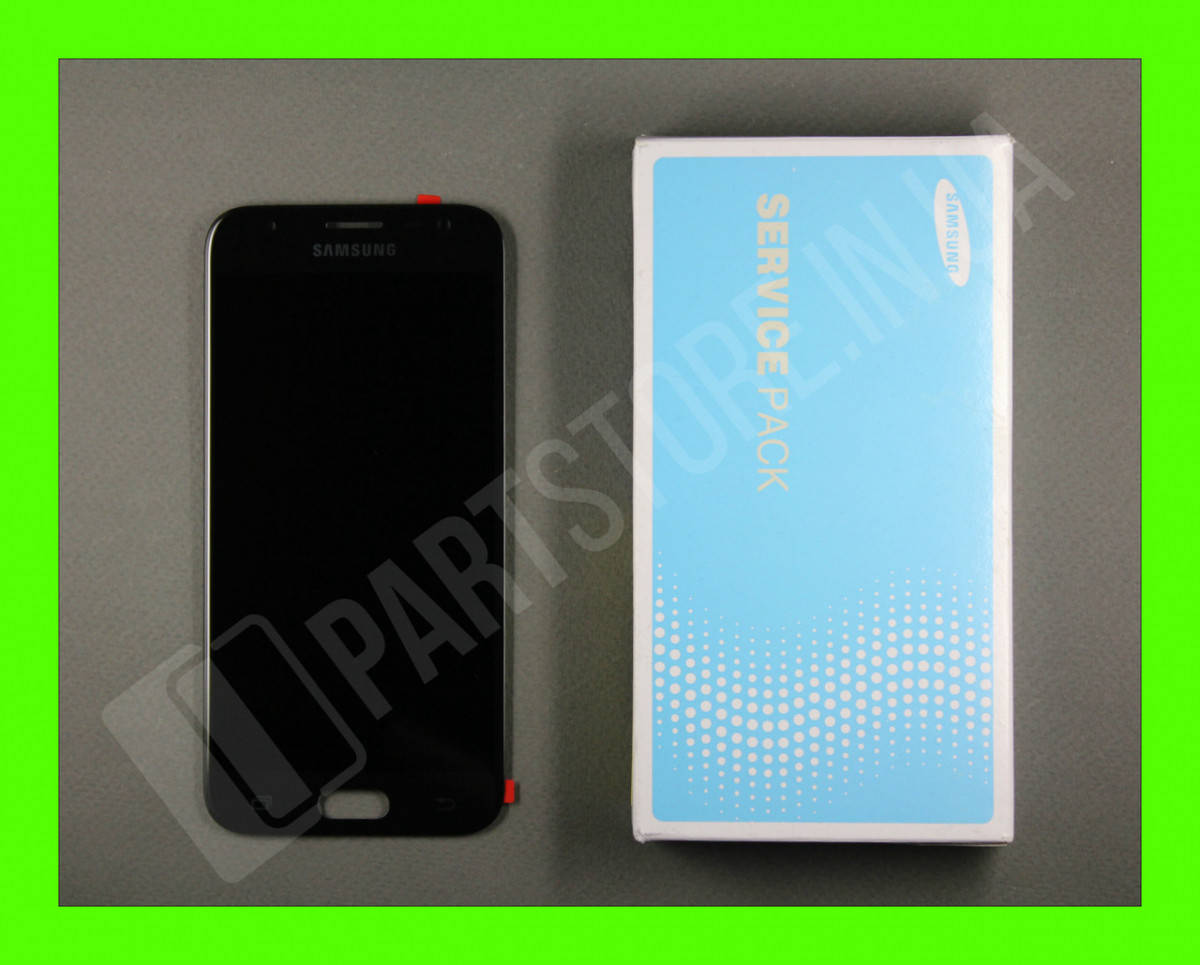 

Дисплей Samsung J330 Black J3 2017 (GH96-10969A) сервисный оригинал, Черный