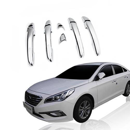 

Хром накладки на ручки Hyundai Sonata LF 2014-2019 (Auto clover B848)