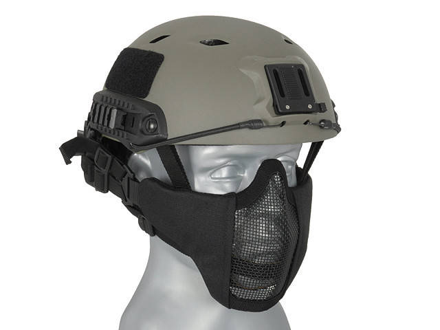 

Маска Stalker Evo с монтажом для шлема FAST - black (Ultimate Tactical), Черный
