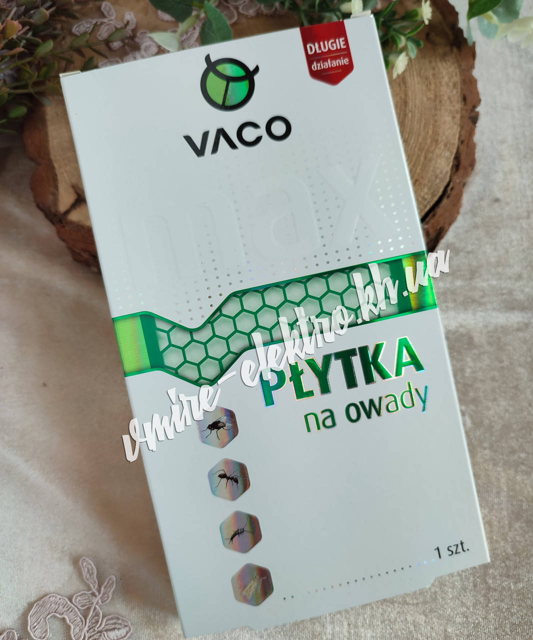 

Инсектицидная пластина от ползающих и летающих насекомых VACO MAX