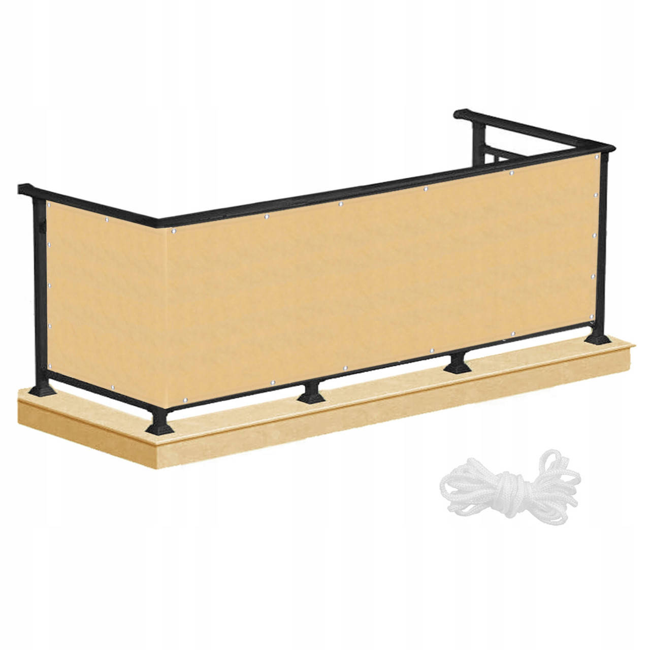 

Ширма для балкона (балконный занавес) Springos 0.9 x 5 м BN1013 Biege, Бежевый