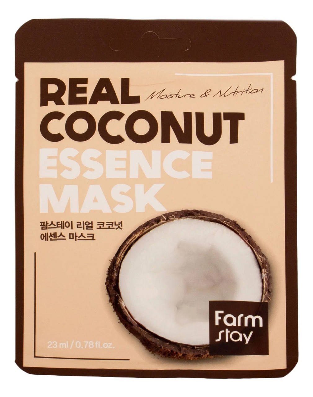 

Тканевая маска с экстрактом кокоса (увлажняющая) FarmStay Real Coconut Essence Mask