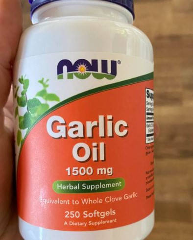 

Чесночное масло NOW Foods Garlic Oil 1500 мг 250 гелевых капсул