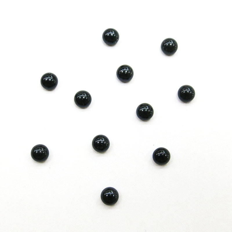 

Кабошоны Preciosa (Чехия)  Magic Black, Черный