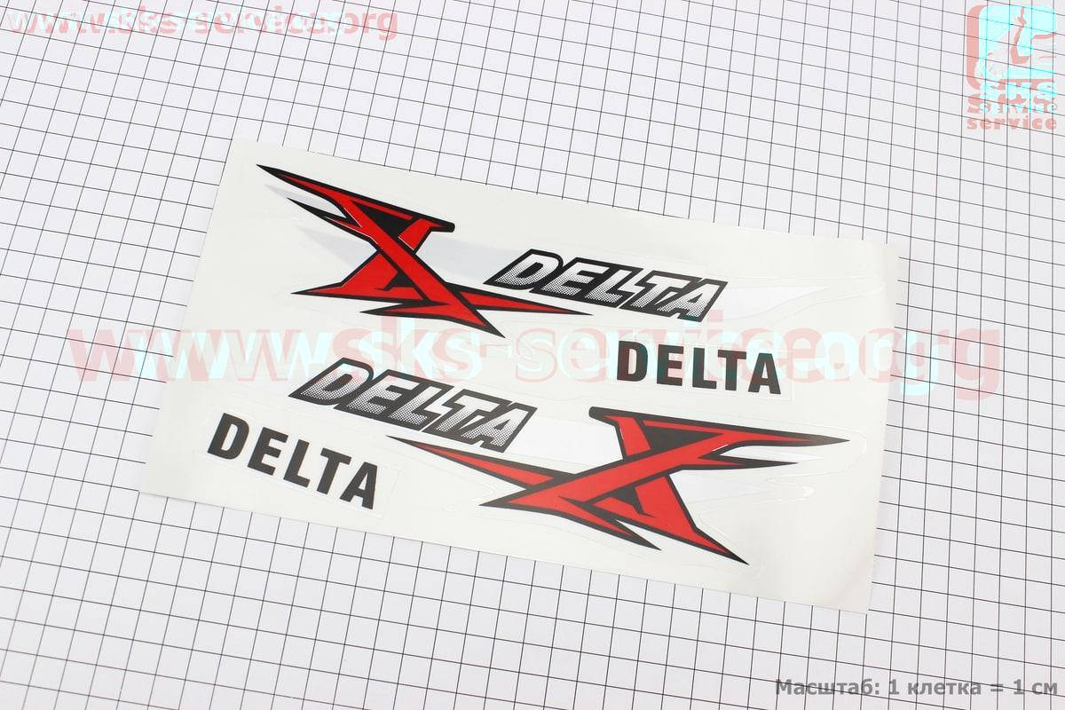

Наклейка "DELTA" на бак лев, прав к-кт 2шт (25х6см) (502357)
