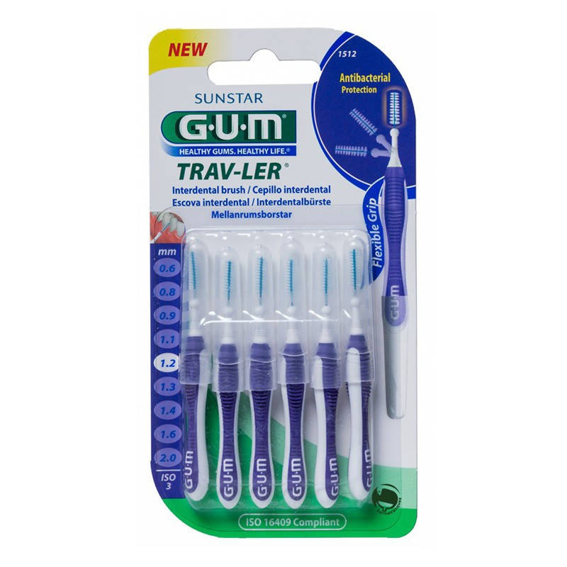 

Межзубные щетки GUM TravLer 1.2 мм