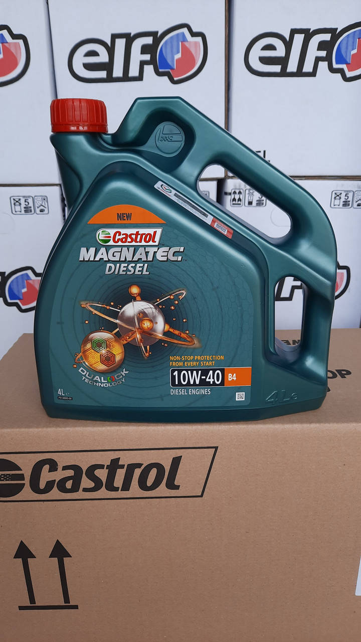 

Масло моторное полусинтетическое Castrol Кастрол Magnatec 10w-40 В4 diesel (4 литра)