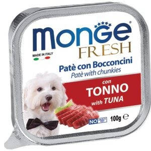 

Влажный корм для собак Monge Fresh Tuna 100 г