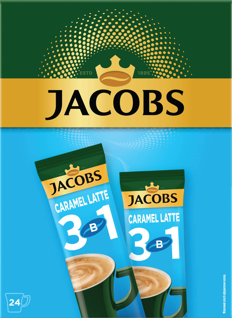 

Кофейный напиток Jacobs 3в1 Caramel Latte (24X12,5 г)