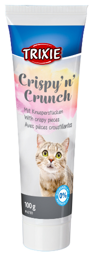 

Trixie TX-42181 Crispy'n'Crunch - паста для кошек с хрустящими кусочками рыбы 100г