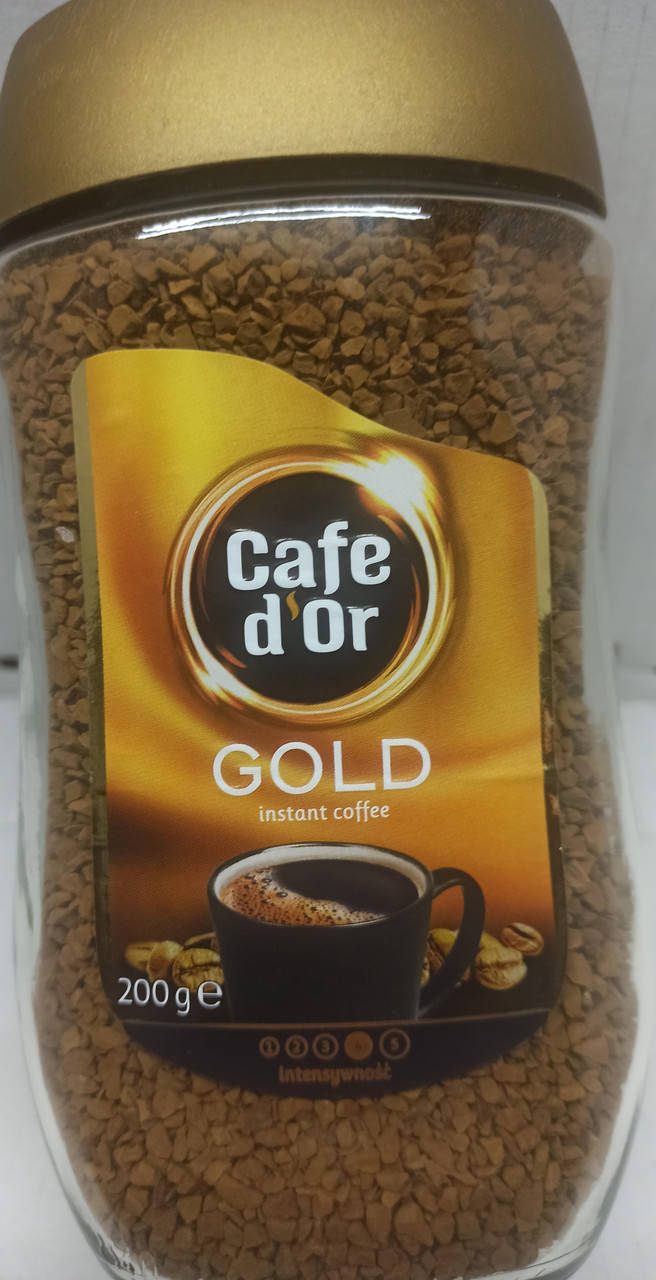 

Кофе растворимый Cafe d"Or Gold 200г Растворимый кофе д"Ор Голд