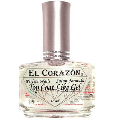 

El Corazon Эффект Закрепитель с эффектом гелевых ногтей "Top Coat Like Gel" № 434
