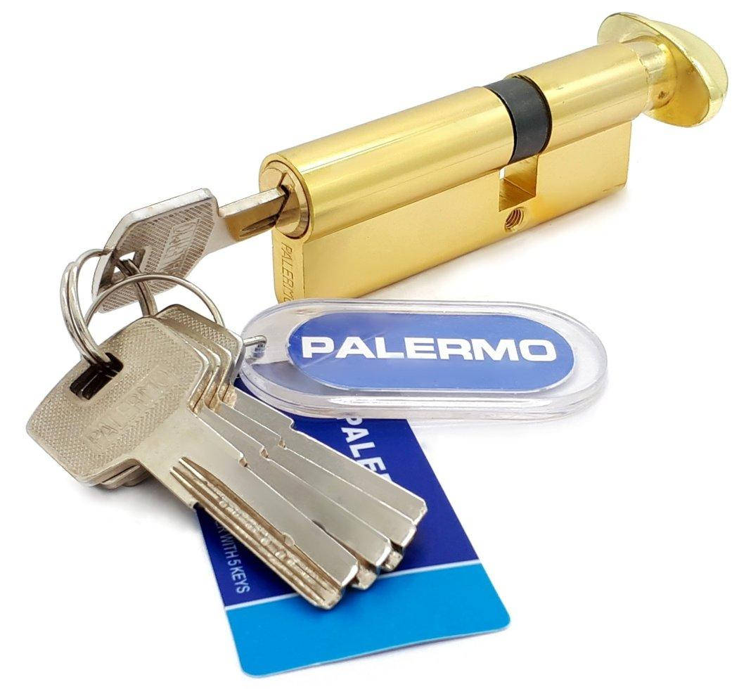 

Цилиндр для врезного замка * Palermo* HP 90мм FG 5кл Золото