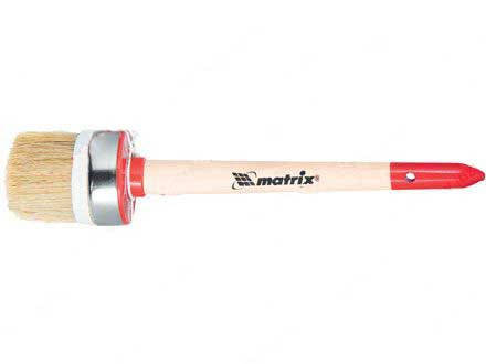

Кисть MATRIX круглая Профи №6 (30 мм), натуральная щетина