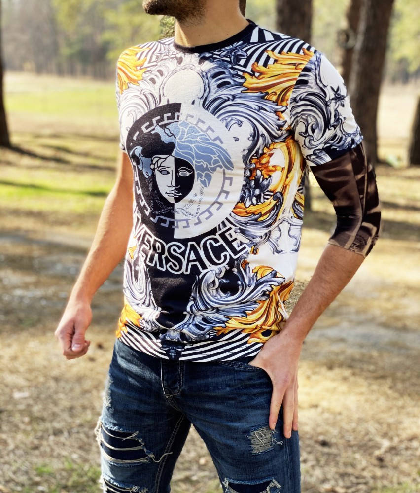 

Футболка Versace jellyfish white, Белый