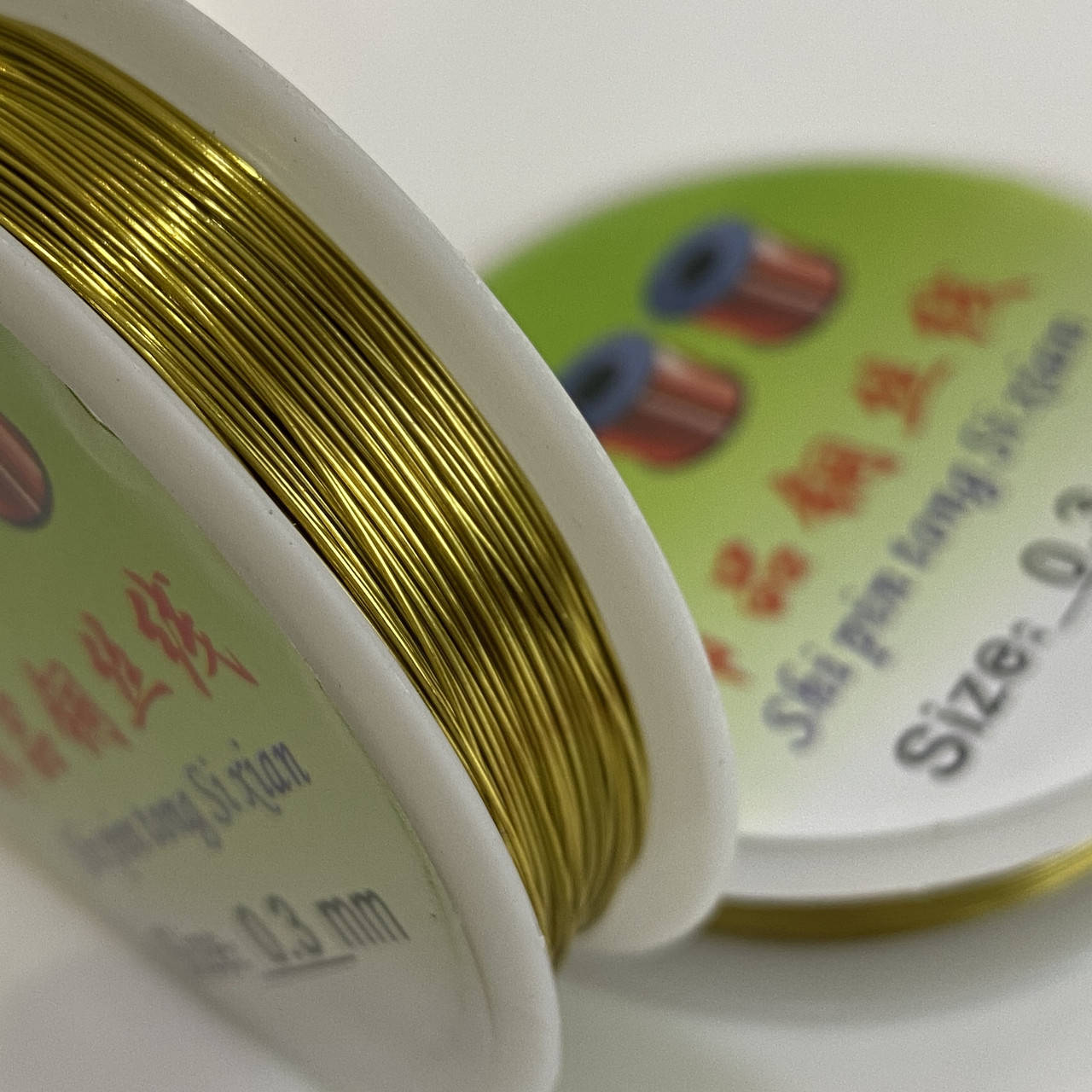 

Проволока для плетения Золотая, Ø 0,3 мм, 1 бобина