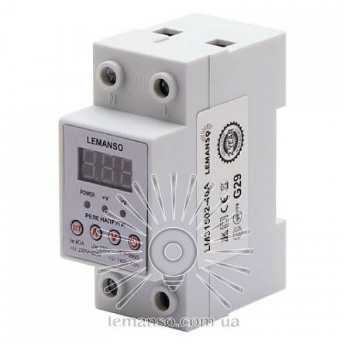 

Реле напряжения Lemanso LM31502-40A "Щит"