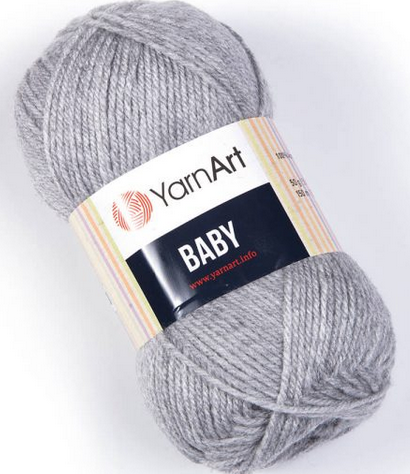 

Пряжа Baby-195, Серый