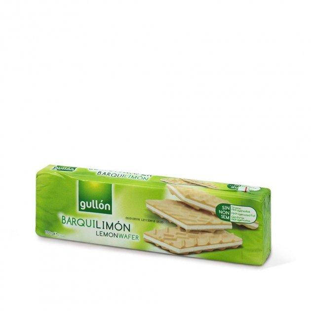

Вафлі з лимонним кремом Gullon Barqui Limon, 150г