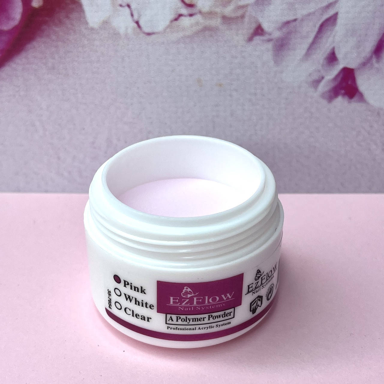 

Акриловая пудра для ногтей EzFlow Nail Systems (Pink) 15 грамм, Розовый