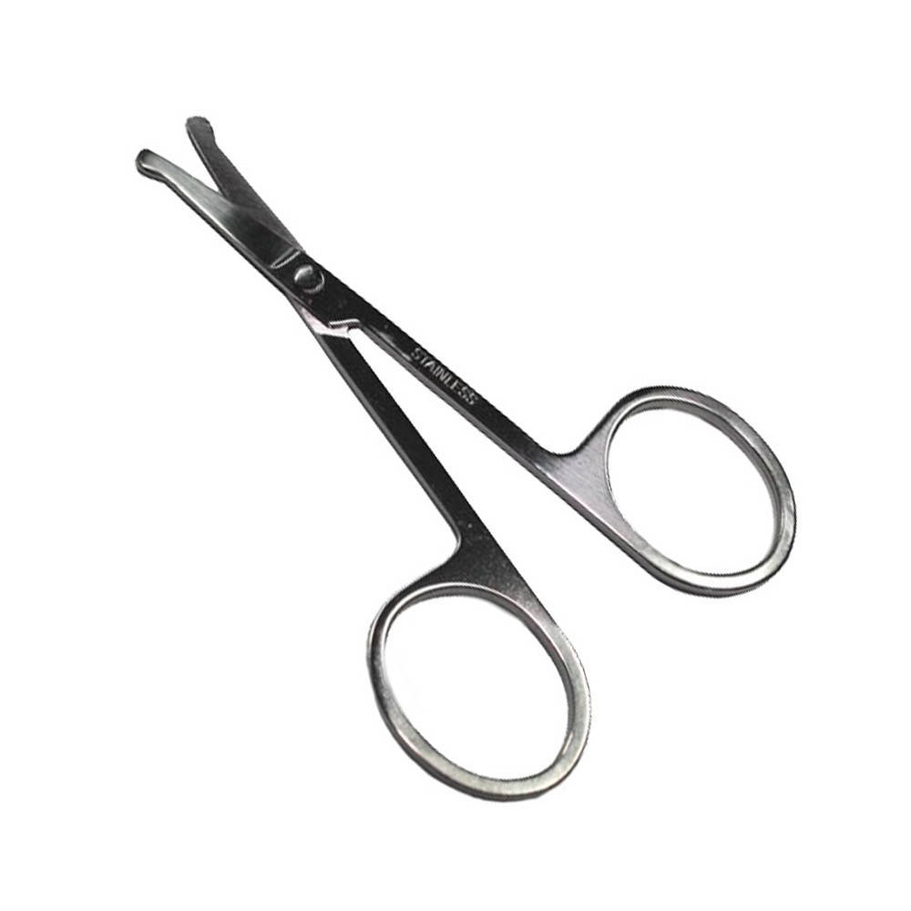 

Закругленные маникюрные ножницы с защитой для детей STAINLESS 9 см
