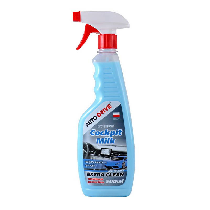 

Полироль торпеды молочко тригер 500ml AutoDrive AD0071 Новая Машина (24шт/уп)