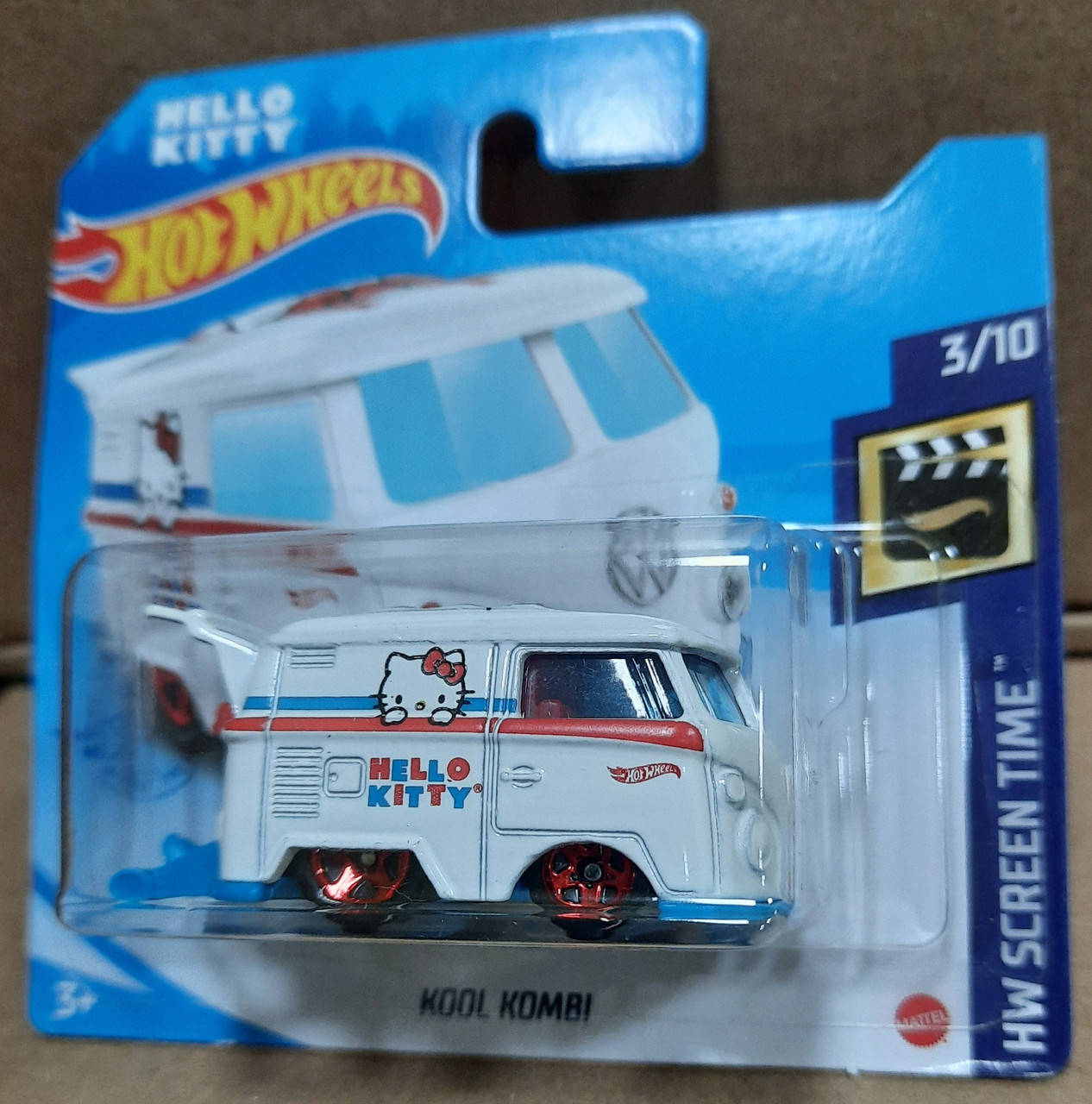 

Hot Wheels HW Screen Time 2021 Kool Kombi 3/10 38/250 GRX94 Hello Kitty Машинки базові колекційні Хот Вілс, Разные цвета