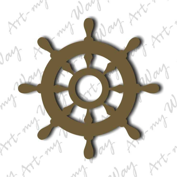 

Декор - штурвал-5см