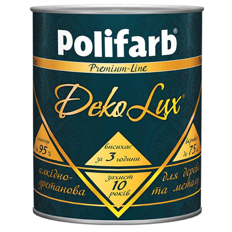 

Темно-зеленая эмаль "DekoLux" ТМ Polifarb. 2.2