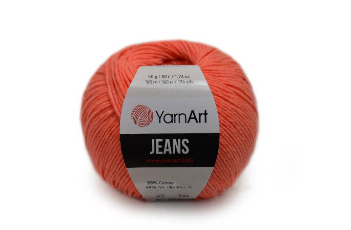 

YarnArt Jeans, коралл №61