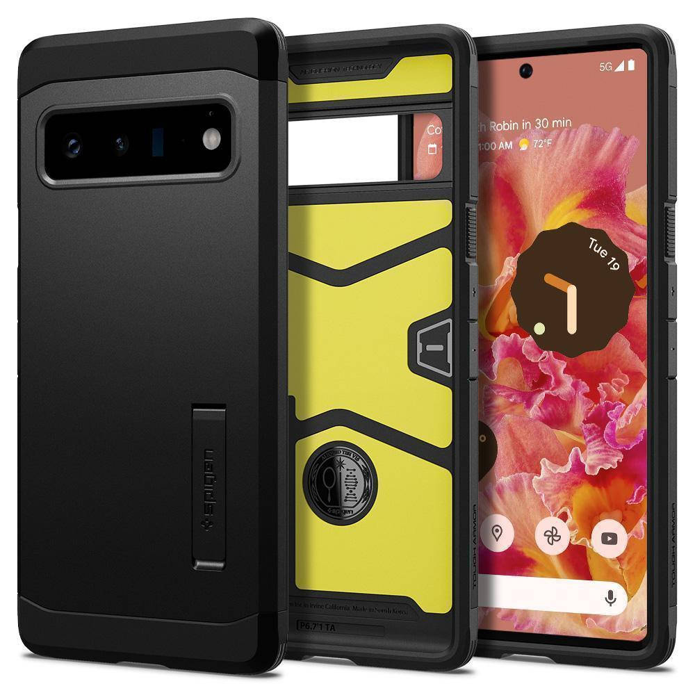

Чехол Spigen Tough Armor для Google Pixel 6 Pro Black (ACS03461), Черный