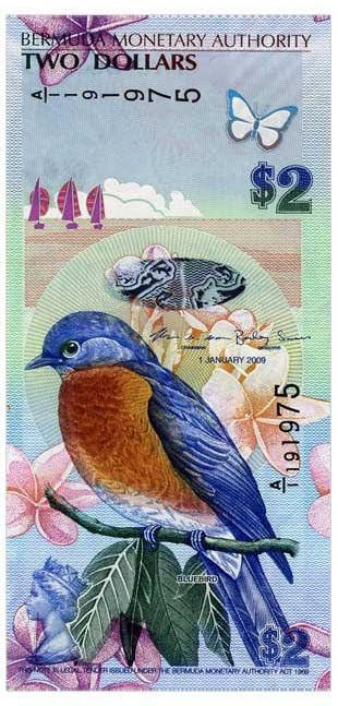 

Бермуды Бермудские Острова 2 доллара 2009 UNC №352