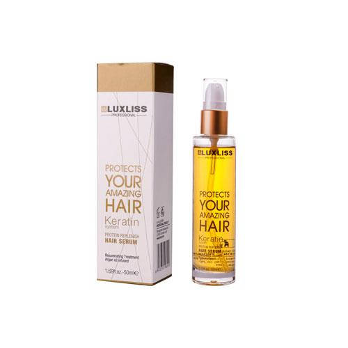 

Кератиновое масло Luxliss Keratin Protein Replenish Hair Serum, 50 мл