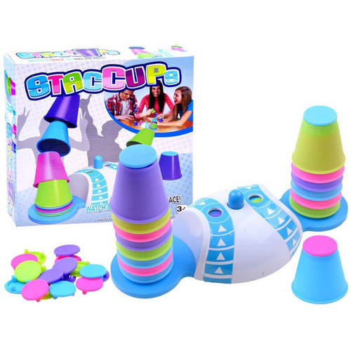 

Настольная игра Staccups скоростные колпачки с подставкой