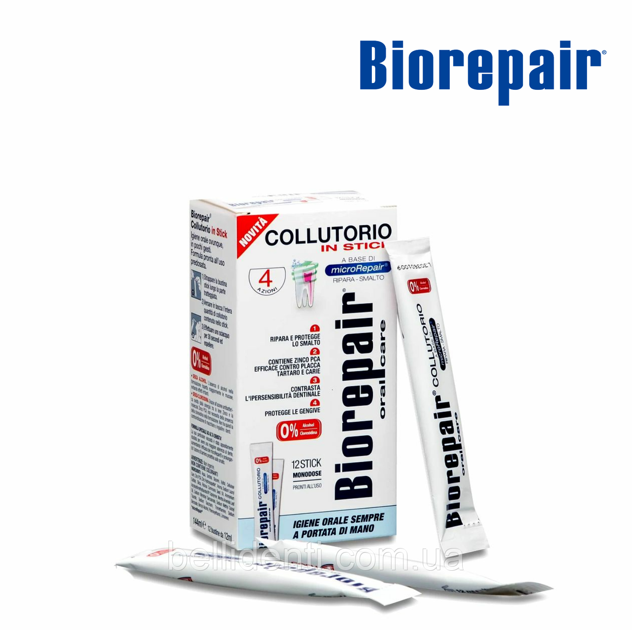 

Ополаскиватель BIOREPAIR PLUS "Профессиональное восстановление и защита", в стиках(12/12мл)