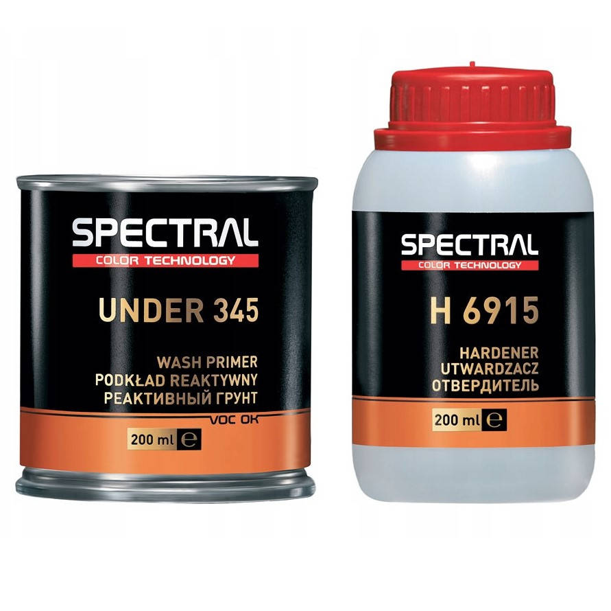 

Грунт реактивный SPECTRAL UNDER 345 0.2л с отвердителем H 6915 0.2л, Желтый
