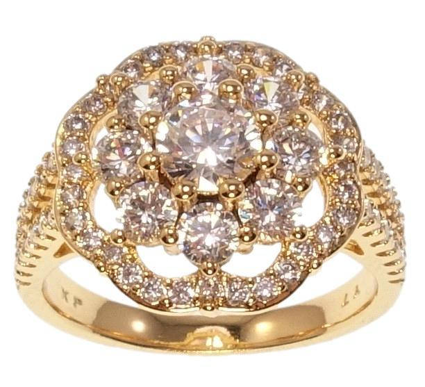 

Кольцо Xuping Позолота 18K "Крупный Декоративный Цветок" р.17