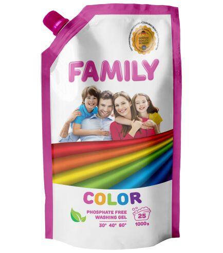 

FAMILY Гель д/прання Color 1л (Doypack) 601121